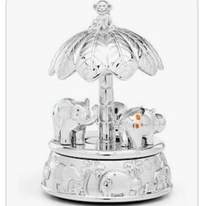 Reed & Barton Silver Plated Jungle Carousel NIB